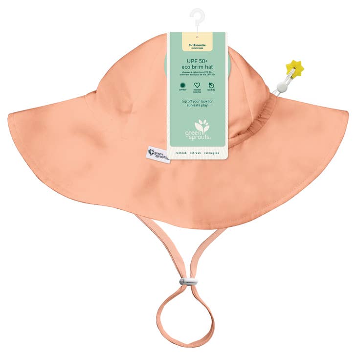 Green Sprouts Baby/toddler Adventure Sun Protection Hat - White