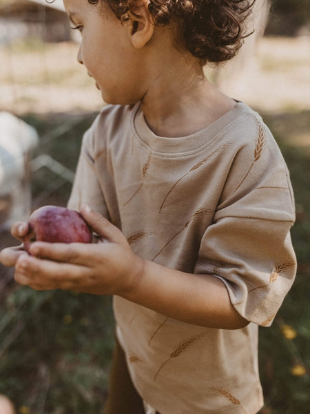 Ziwi Baby - Organic Baby & Toddler Short-sleeve Tee - Wheat