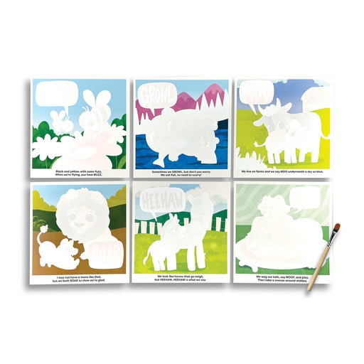 Water Amaze Water Reveal Boards - Baby Animals (13 Pc Set)