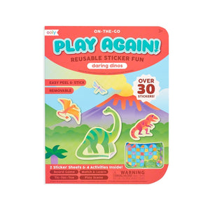 Play Again! Mini On-The-Go Activity Kit - Daring Dinos