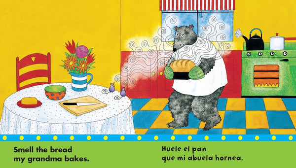 Barefoot Books Bear's Busy Family / La Familia Ocupada De Oso Bilingual Spanish Paperback