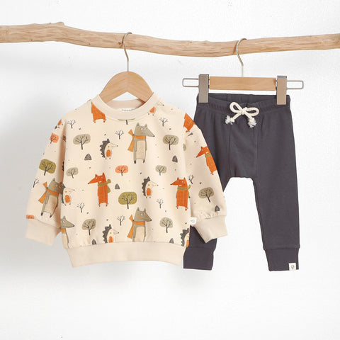 Almond Bud - The Woodland Organic Cotton Set