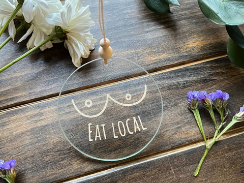 That Matters Mama -  "Eat local" Breastfeeding Ornament